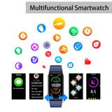 Smart Watch Blood Pressure, 1,47 Inches Waterproof Smartwatch with Oximeter, SpO2, Heart Rate, Body Temperature