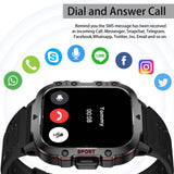 Smart Watch with Bluetooth Call, 1.96” Waterproof Fitness Watch for Men with Answer/Make Call