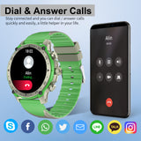 Smart Watch for Men Women, 1.43 AMOLED Display Waterproof Fitness Watch with Answer/Make Call