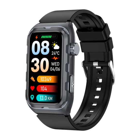 Smart Watch ECG TK79, 1,47 Inches Waterproof Smartwatch with Oximeter, SpO2, Heart Rate, Body Temperature