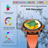 Smart Watch for Men Women, 1.43 AMOLED Display Waterproof Fitness Watch with Answer/Make Call