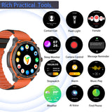 Smart Watch for Men Women, 1.43 AMOLED Display Waterproof Fitness Watch with Answer/Make Call