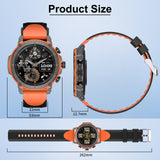 Smart Watch for Men Women, 1.43 AMOLED Display Waterproof Fitness Watch with Answer/Make Call