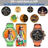 Smart Watch for Men Women, 1.43 AMOLED Display Waterproof Fitness Watch with Answer/Make Call