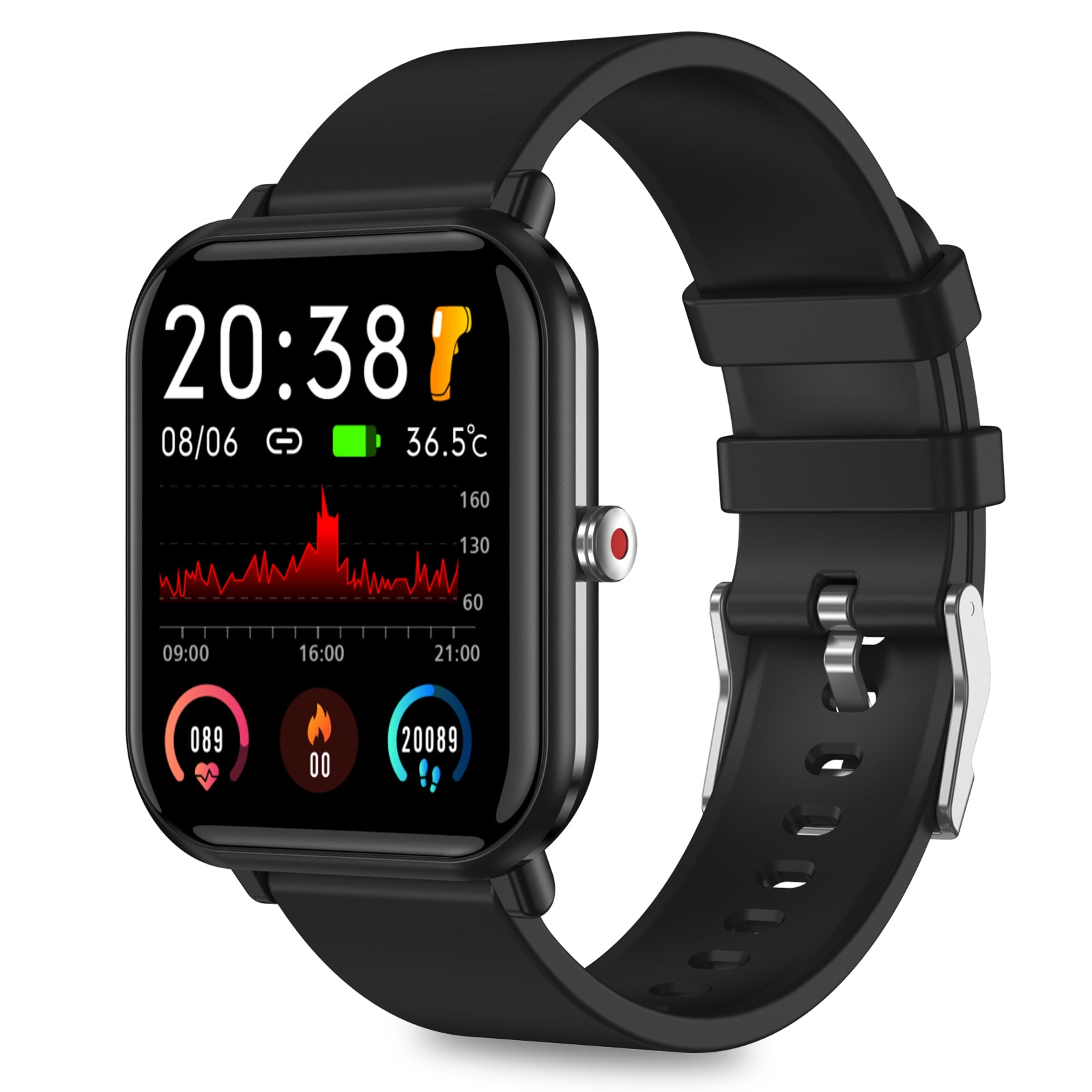 pTron Force X11 Bluetooth Calling Smartwatch with 4.3 cm Full Touch Co -  pTron India